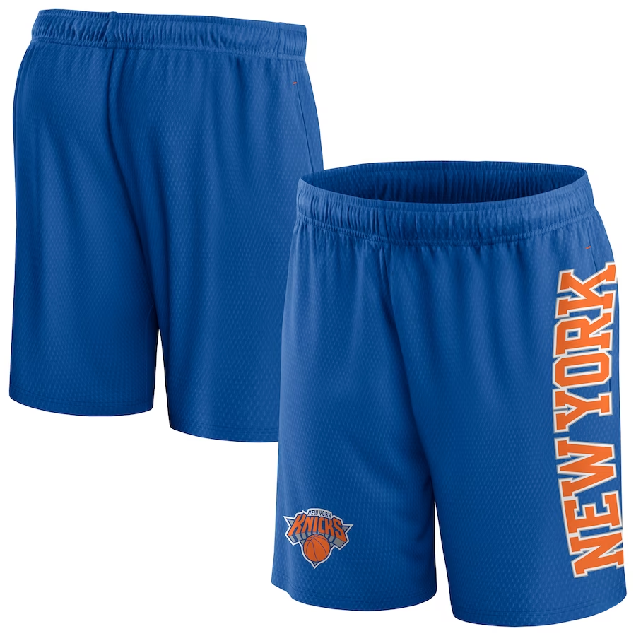 2024 Men NBA New York Knicks  blue shorts->new york knicks->NBA Jersey